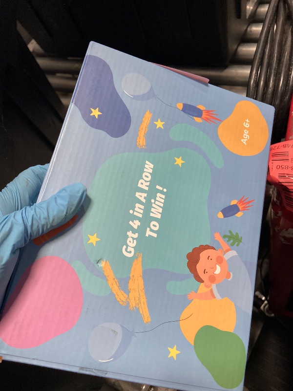 Photo 1 of 4 in a Row Connect Game Travel Board Game (Medium) 9.4 inch x 6.8 inch