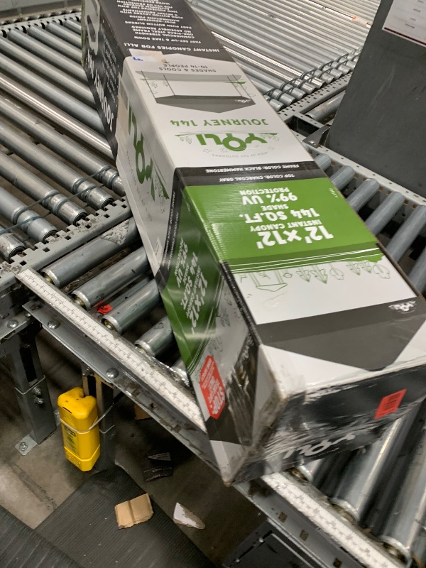 Photo 1 of ***FRAME ONLY***YOLI Avalon EasyLift™ 144 12’x12’ Instant Canopy - Charcoal Gray