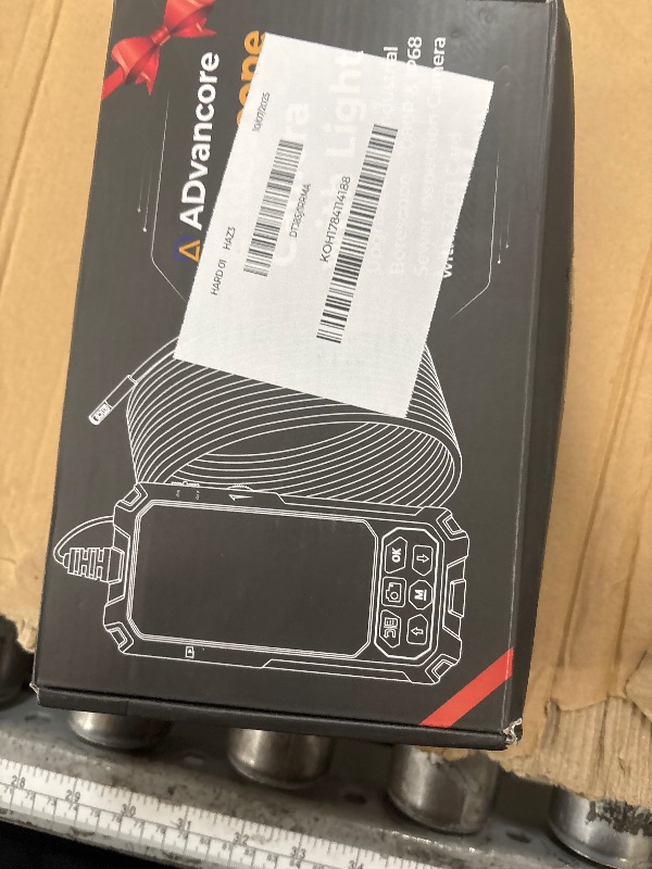 Photo 1 of [Triple-Lens] Endoscope Camera with Light, 32.8FT Industrial Borescope with 32GB Card - 4.5" & IP68 Sewer Inspection Camera with 1080P Split Screen for Plumbing, Birthday Gifts for Men, Tools for Men