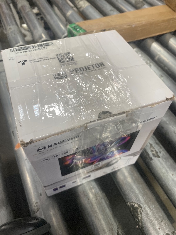 Photo 1 of ?Electric Focus?Magcubic Mini Projector 4K Support, Portable Projector with WiFi 6 and Bluetooth 5.4, Smart Proyector, 5W Soundbase Speaker, 180° Rotation for Home Theater HY300 Ultra