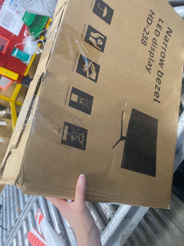 Photo 1 of (used)(see images) Prechen 24 Inch Touchscreen Monitor, IPS FHD 1080P Touch PC Display with HDMI & VGA & USB, 75Hz, VESA, Built-in Speakers