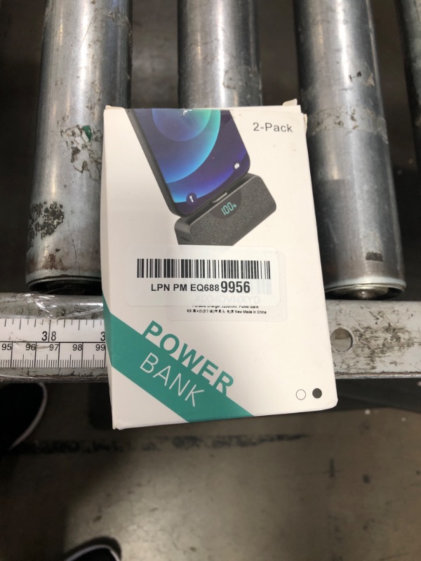 Photo 1 of [2 Pack] Mini Portable Charger 5200mAh,Ultra-Compact PD Fast Charging Power Bank,LCD Display Cute Battery Pack Backup Charger Compatible with iPhone 14/14 Pro Max/13 Pro/12/11/XR/8/7