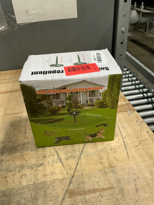 Photo 1 of 2 Pack 2025 Ultrasonic Animal Repellent Outdoor Cat Repellent Devices Solar Animal Repeller Motion Activated Deterrent to Scare Deer Squirrel Rabbit Raccoon Skunk for Yard Lawn OutdoorLPNO443251844
