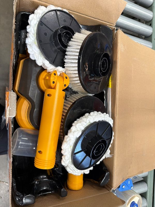 Photo 1 of ** PARTS ONLY ** qimedo 6000mAh Battery Electric Mop M1, 800RPM Cordless Electric Power Scrubber & Mops for Floor Cleaning, Best Automatic Spin Mops with Smart Display,Rotating Mop with LED Light & Water Spray