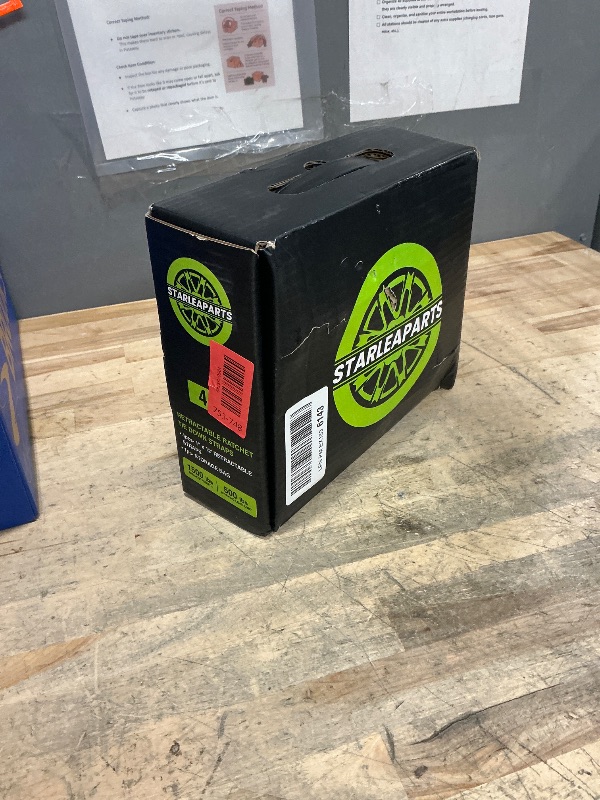 Photo 1 of Retractable Ratchet Straps(4PK 1.0INX12FT) - 1,500lb Break Strength, Ratchet Strap Heavy Duty with Rubber Coated Handle, Perfect Auto Ratchet Straps for Motorcycle,Trucks (Red)