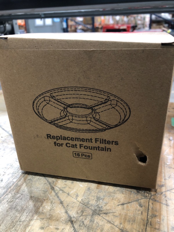 Photo 1 of 21-Piece Cat Fountain Filter Replacement Kit: Includes 16 Filters, 4 sponges, and 1 Brush. Features Double The Activated Carbon and ion Exchange Resin, Fitting Fits Most pet (not Compatible Catit).