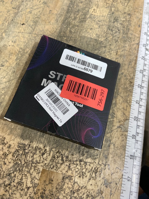 Photo 1 of 2PCS Nail Magnet Tools, EBANKU Upgraded 5 in 1 Cat Eye Magnet Multi-Function Double-Ended Hexagon Strong Nail Magnet Stick for Cat Eye Nail Polish Personal DIY, Nail Studio Or Nail Salon(Black)