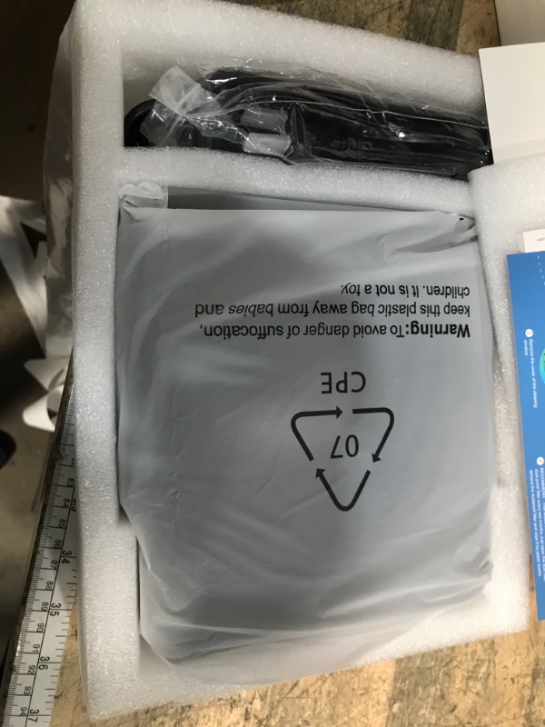 Photo 1 of [Ultra-Slim 1.97"| Netflix Licensed | AI Auto Focus | 360° Stand] Smart Mini Projector with WiFi 6 & Bluetooth, Built-in Netflix/YouTube/Disney+/Hulu, DBPOWER N5 Movie Projector for Bedroom (Black)