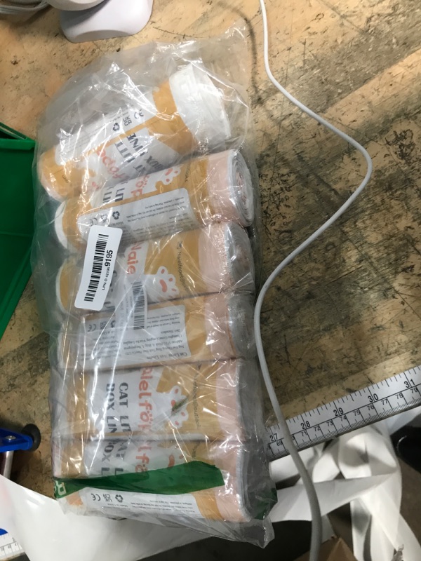 Photo 1 of 120 Count 18" x 12.6" Cat Litter Box Liners, Replaced Trash Bags Fit for Cat Litter Box MW-SC01/MW-SC02/MW-LR01,Thick Heavy Duty Drawstring Replacement Waste Drawer Liners for Automatic Litter Box