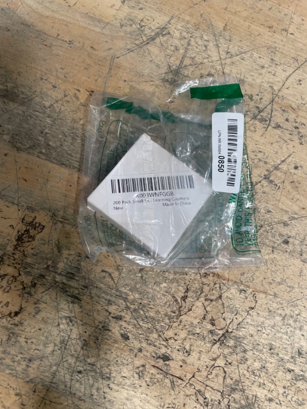 Photo 1 of 200 Pack Small Dice Set - 5mm, 6 Sided Mini Dice, Transparent & Colored, Velvet Bag for Casino Night, Parties & Learning