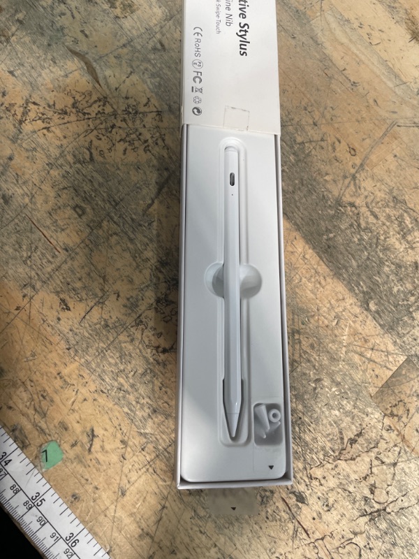 Photo 1 of ???Stylus Pen for iPad 2018-2024 with Palm Rejection, Active Pencil for iPad 10th/9th/8th/7th/6th Generation, for iPad Pro 11/12.9 inch, for iPad Air 5th/4th/3th Gen, for iPad Mini 6th/5th Gen (White)