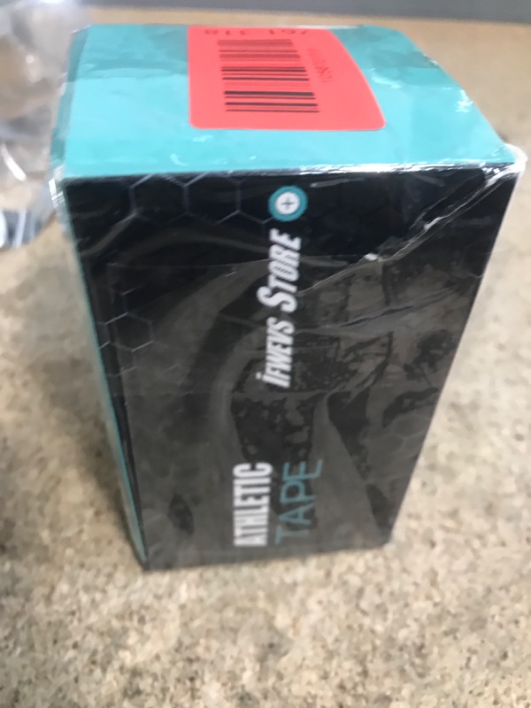 Photo 1 of (3 Pack) White Athletic Sports Tape, Very Strong Easy Tear No Sticky Residue Tape for Athlete & Sport Trainers & First Aid Injury Wrap,Suitable for Bats,Tennis,Gymnastics & Boxing?1.5in X 35ft?