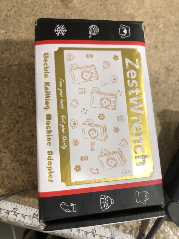 Photo 1 of [2025 Upgraded] zestwrench Electric Knitting Machine Adapter for Sentro Knitting Machine 48, LCD Panel & Row Counter, Flat/Circular Dual Mode, Variable Speed Motor Accessories for Most Yarns