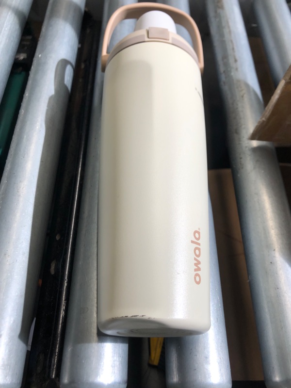 Photo 1 of (see all images) Owala FreeSip Sway - Stainless Steel - 30-oz. - Tan (Lightly Toasted)