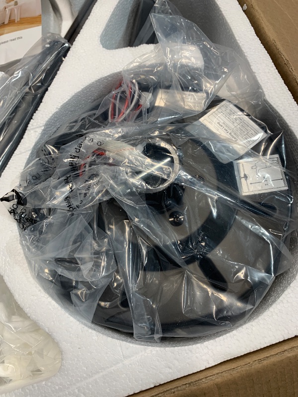 Photo 1 of (missing pieces) FUMLTP 56inch Ceiling Fans with Lights and Remote/App Control, Dimmable LED, Reversible DC Motor, Noiseless, 6 Double-side blades