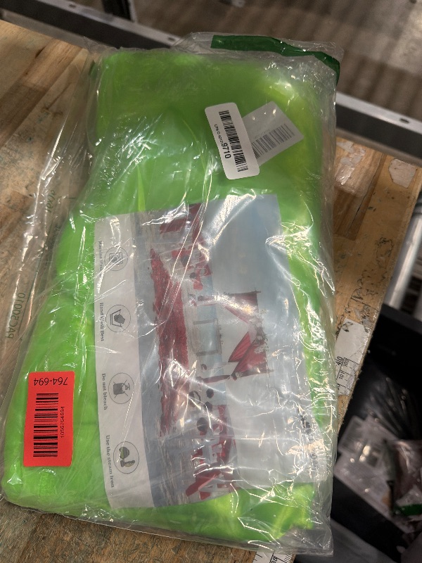 Photo 1 of 2 Panels Green Backdrop Curtain, 10 x 10 Feet Satin Background Curtains for Parties, Weddings, Baby Showers, Halloween, Christmas Birthday Party Photoshoot Backdrop Curtains Decorations