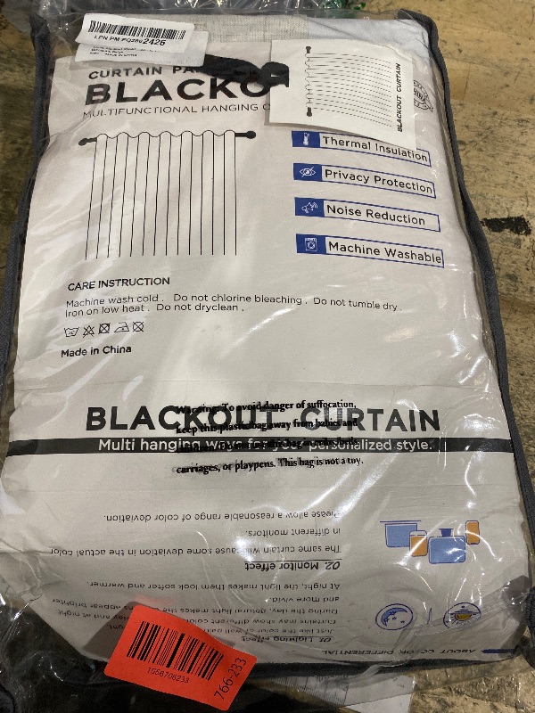 Photo 1 of 100% Blackout Shield Linen Blackout Curtains for Bedroom 84 Inches Long, Back Tab/Rod Pocket Living Room Drapes, Thermal Insulated Blackout Curtains 2 Panels Set, 50" W x 84" L, Beige