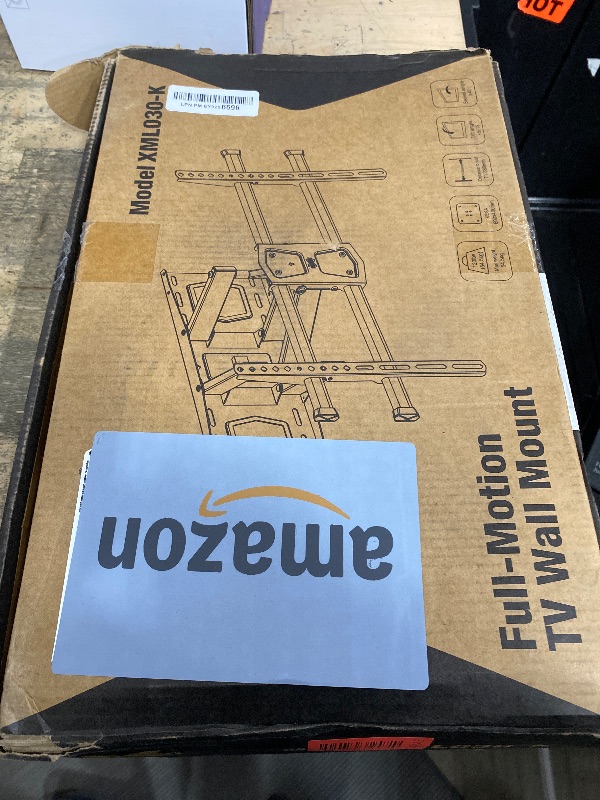 Photo 1 of **POSSIBLY MISSING ASSEMBLY HARDWARE** USX MOUNT Full Motion TV Wall Mount for 42-80 Inch TVs up to 120lbs, TV Bracket with Articulating Swivel Tilt Extension Leveling, Television Mount for Max VESA 600x400mm Fits 12/16" Wood Stud