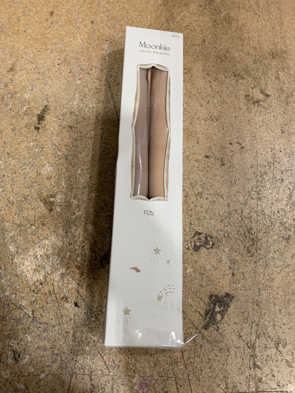 Photo 1 of **PARTIAL SET/ONLY 1 DAMAGED 1 REMOVED** Moonkie Silicone Placemats for Baby & Kid, Stain-Proof Non-Slip Toddler Food Mats Eating Table Mat with 2 Packs