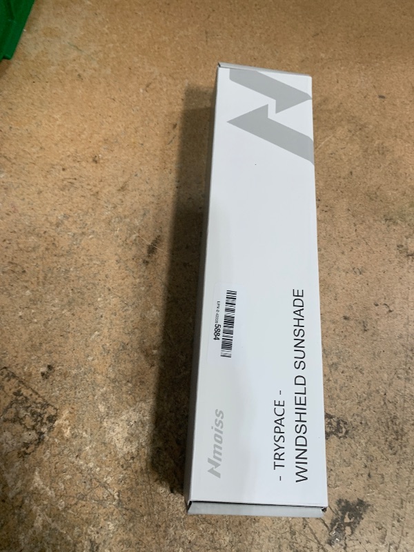 Photo 1 of [2025 Upgrade] Nmoiss Windshield Sun Shade Umbrella - [Vinyl Coating Heat Shield] Protect Car from Sun Rays & Heat Damage Keep Cool and Protect Interior, Spring Structure Edge Medium 56" L x 31" W