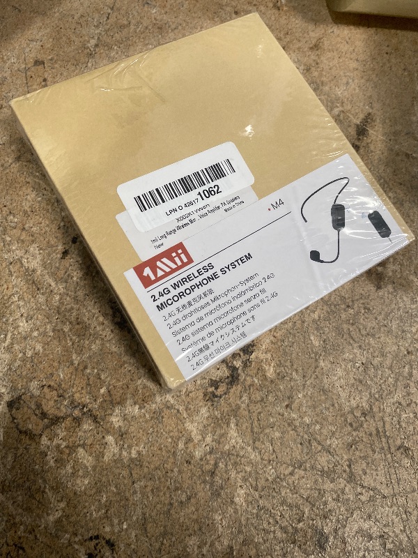 Photo 1 of 1Mii Wireless Microphone Headset, 2.4G Wireless Headset Mic and Handheld Mic 2 in 1, 165ft Range, 1/8''&1/4'' Plug, for Speakers, Voice Amplifier, PA System
