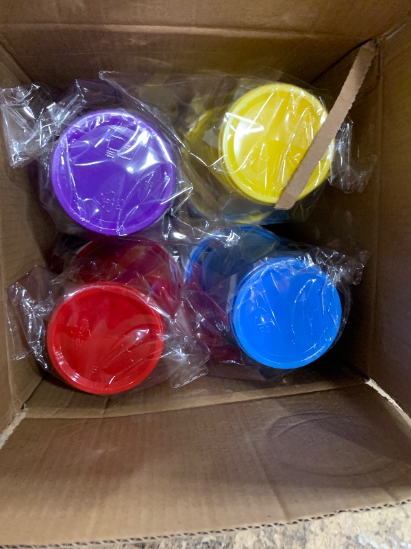 Photo 1 of Lilymicky 200 Pack 16 oz Disposable Plastic Cups, Assorted Color Plastic Party Cups for Parties, Events, Game and BBQ