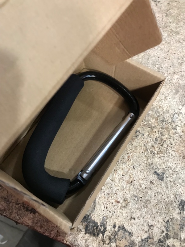 Photo 1 of ***ONE ONLY***Stroller Hooks, 6.3" Large Stroller Clip, Stroller Hooks for Hanging Bags and Shopping, Stroller Accessories for Mommy, Large Carabiner