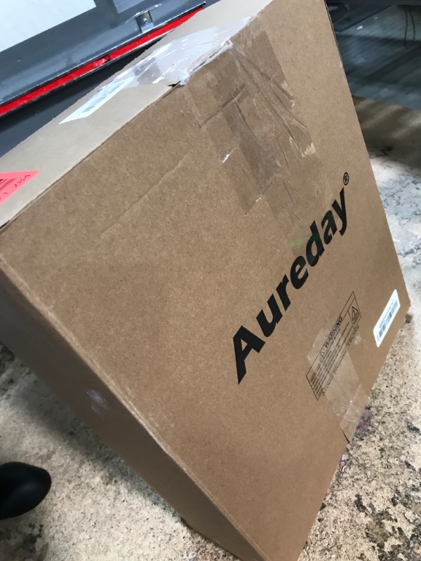 Photo 1 of **LOW LIGHTING **  Aureday 12" Overhead Ring Light with Stand, Dimmable Ringlight with Phone & Mic Holder, 62" Adjustable Tripod for Video Recording, Live Streaming, Tiktok, YouTube, Makeup, Cooking