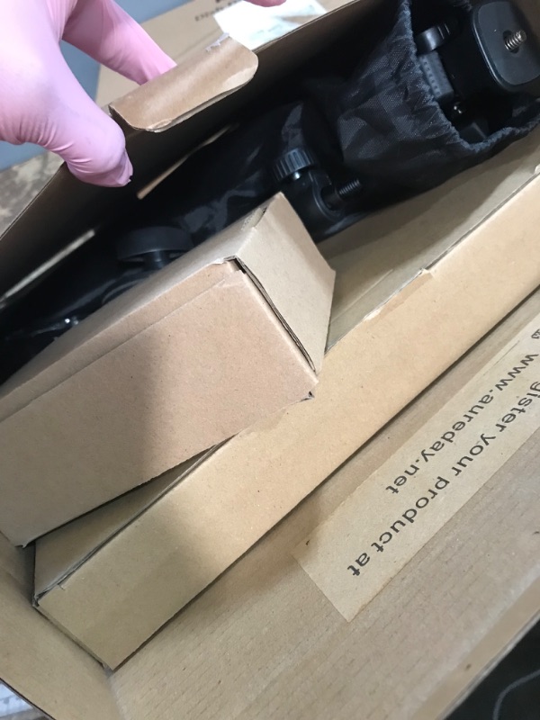 Photo 1 of **LOW LIGHTING **  Aureday 12" Overhead Ring Light with Stand, Dimmable Ringlight with Phone & Mic Holder, 62" Adjustable Tripod for Video Recording, Live Streaming, Tiktok, YouTube, Makeup, Cooking