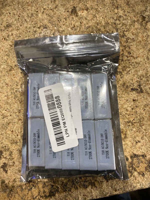 Photo 1 of 12 Volt Low Voltage Wedge Base Led Landscape Bulbs T5 T10 3W 300lm,T5 Malibu Path Garden Light Bulbs,921 922 912 194 168 T10 RV Camper Trailer Motorhome Marine Boat Dome Light,2700K Warm White,10 Pack