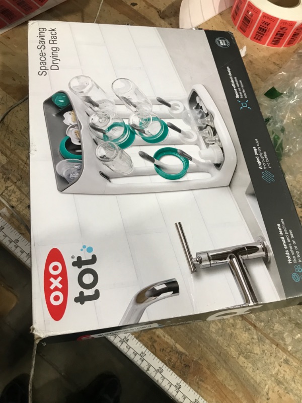 Photo 1 of **MISSING PIECES** OXO Tot Space-Saving Bottle Drying Rack, Baby Bottle Organizer for Countertop