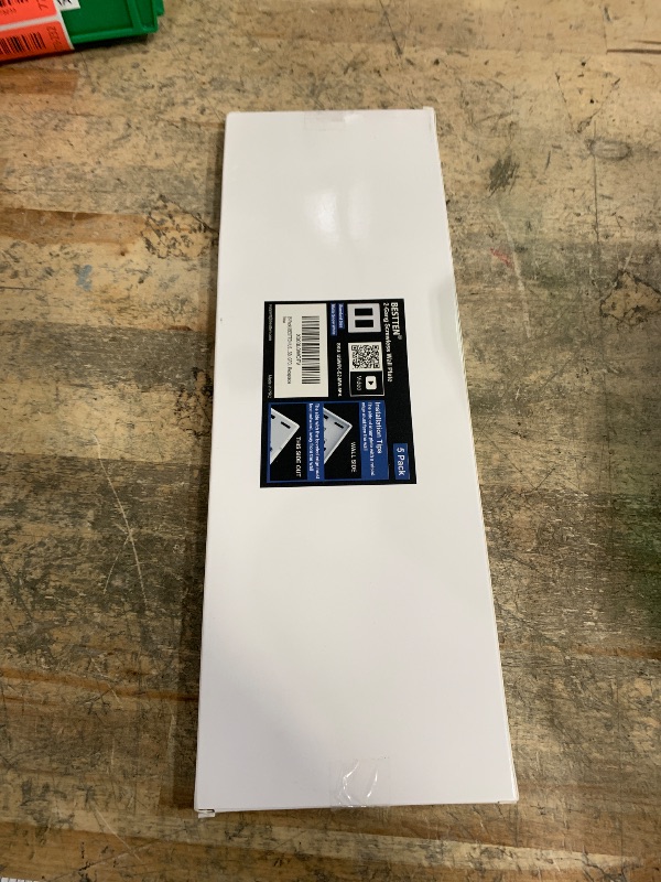 Photo 1 of (5 Pack) BESTTEN USWP6 Matte Snow White Screwless Decorator Wall Plate, 2-Gang Outlet Cover, Decor Switch Face Plate, H4.69” x W4.73”, UL Listed