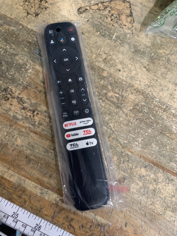 Photo 1 of (Upgrade) Besia RC813 Replacement Remote for All TCL Android/Google TVs, Compatible with Q/S/FHD/UHD/QLED Series Without Voice Command