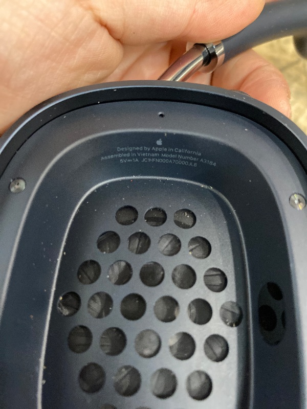 Photo 1 of ***ACCOUNT LOCKED ***Apple AirPods Max Wireless Over-Ear Headphones, Pro-Level Active Noise Cancellation, Transparency Mode, Personalized Spatial Audio, USB-C Charging, Bluetooth Headphones for iPhone - Midnight