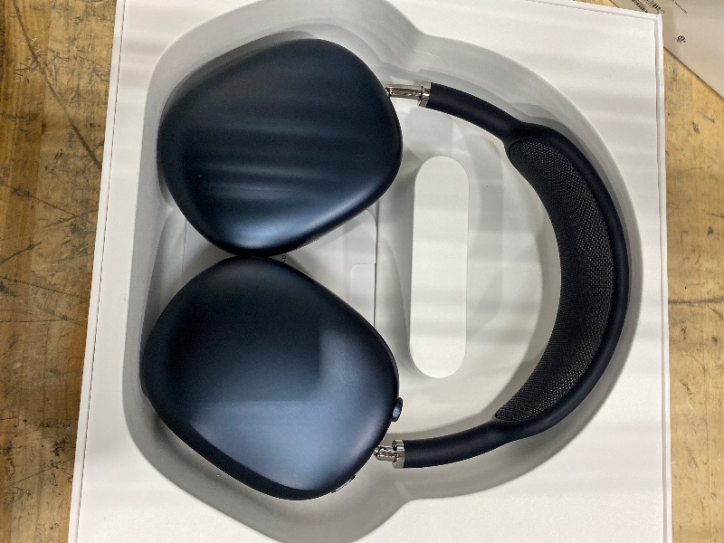 Photo 1 of ***ACCOUNT LOCKED ***Apple AirPods Max Wireless Over-Ear Headphones, Pro-Level Active Noise Cancellation, Transparency Mode, Personalized Spatial Audio, USB-C Charging, Bluetooth Headphones for iPhone - Midnight