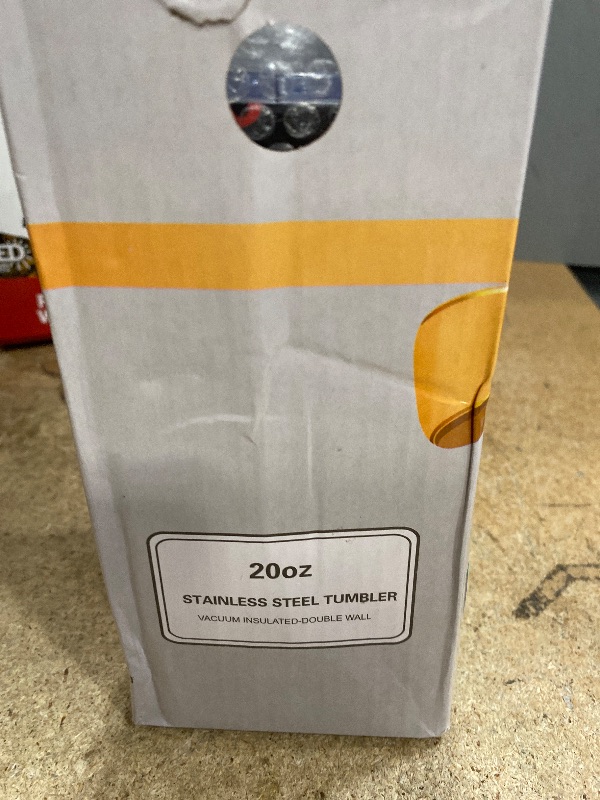 Photo 1 of ***UNKNOWN MISSING ACCESSORY PIECES*** NEON Gaming Print Tumbler Cup with Lid and Straw, 20 Oz Stainless Steel Insulated Mug, NEON Gaming Print Gifts for Men, Women, kids