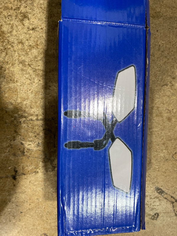 Photo 1 of 1 Pair Adjustable Handlebar Bike Mirror, Shatterproof HD Glass Lens, Universal Fit Rearview Bicycle Mirrors, 360° Rotatable, Compatible with Mountain Bikes, E-bikes, Road Bikes