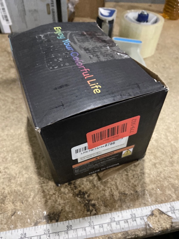 Photo 1 of ***FOR PARTS/ MISSING REMOTE & POWER BAR*** Brizled RGB Christmas Lights, 164ft 500 LED Color Changing String Lights, Dimmable Christmas Tree Light, Indoor Multifunctional Fairy Light with Remote for Outdoor Independence Day Xmas Party Decor