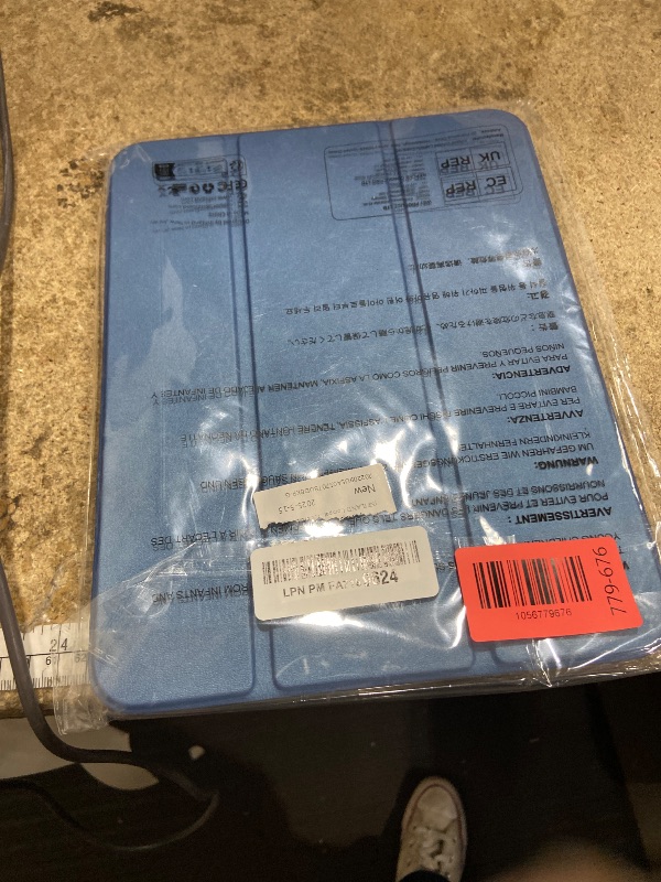 Photo 1 of INFILAND Compatible with iPad A16 Case 11th Generation 11 Inch 2025, iPad 10th Generation Case 10.9 Inch 2022, Clear Slim Protective Cover with Apple Pencil Holder & Charging Adapter, Cerulean Blue