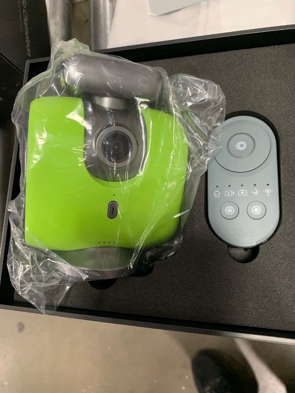 Photo 1 of **FACTORY SEALED**XbotGo Chameleon AI Auto Sports Action Camera - 4K 60FPS Soccer Camera and Basketball Tracking Camera for Team Sports, Live Streaming, No Subscription, Works with iOS & Android (Lemon Green)