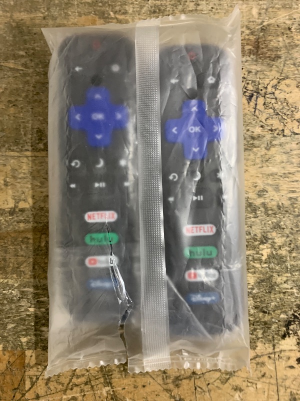 Photo 1 of (Pack of 2) Replacement Remote Control Only for Roku TV, Compatible for TCL Roku/Hisense Roku/Onn Roku/Sharp Roku/Element Roku/Westinghouse Roku/Philips Roku Smart TVs (Not for Roku Stick and Box)