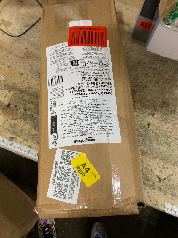 Photo 1 of ***POSSIBLE PARTIAL SET*** Amazon Basics Square Hypoallergenic Pillow Insert, Sofa Bed Couch Decorative Stuffer, 18", 2 Pack