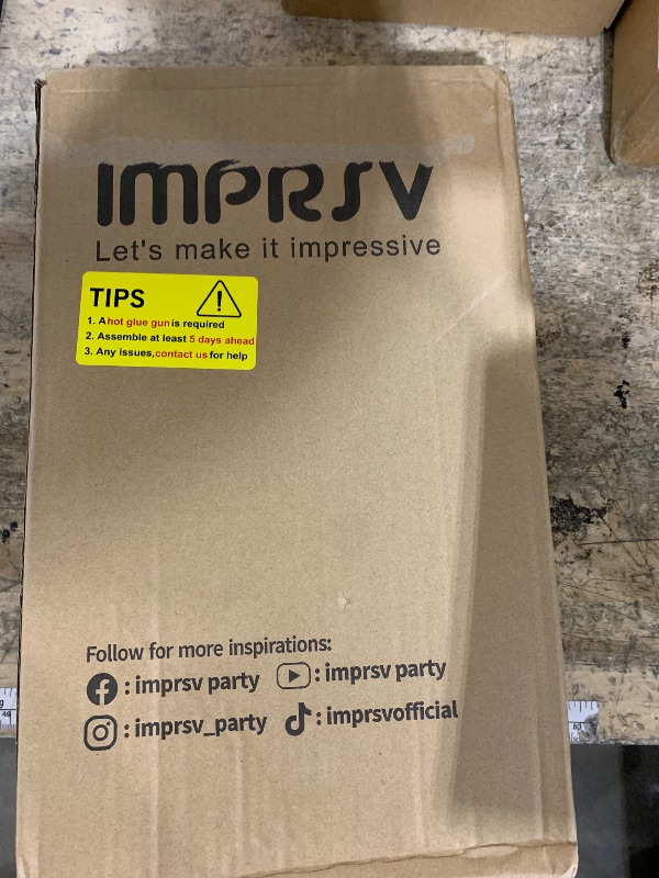 Photo 1 of ***REQUIRES DIY ASSEMBLY*** Mixifox Marquee Light Up Letters, 3FT Large Light Up Letters for Party, Marquee Numbers, Mosaic Balloon Frame, Cardboard Letters for Birthday Wedding Engagement Party Backdrop Decorations, Letter H