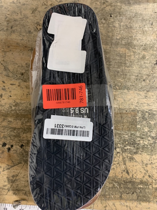 Photo 1 of KuaiLu Mens Leather Flip Flops Arch Support Summer Beach Pool Water Thong Sandals Waterproof Memory Foam Walking Shoes Slip on Orthotic Casual Rubber Cushion Wide Slides Shower Slippers Khaki Size 9.5