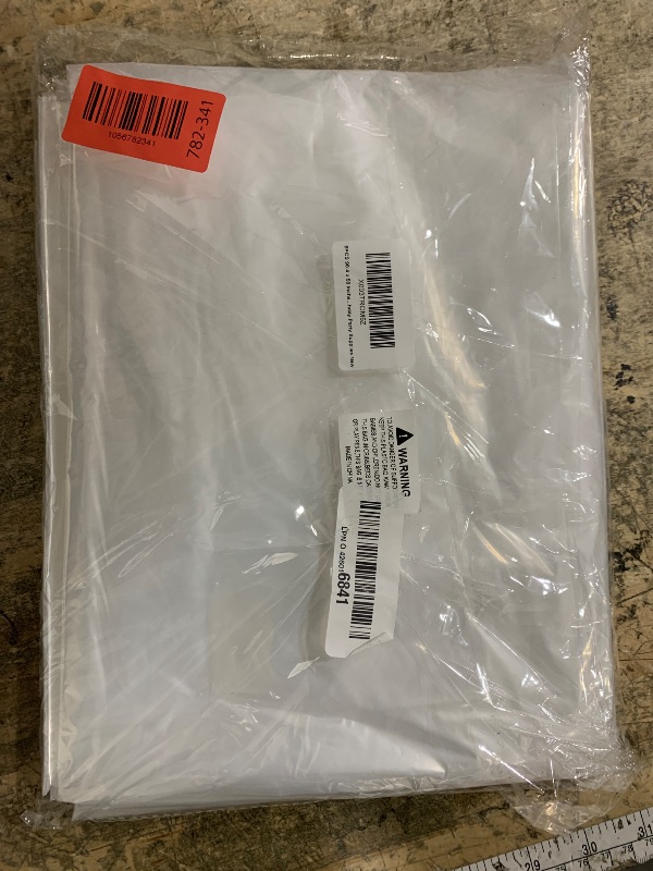 Photo 1 of 6Pcs 98.4 x 59 Inches Large Balloon Bags for Transport, Big Plastic Balloon Storage Bag,Clear Balloon Drop Bag, Giant Carrying Storage Bags for Wedding Birthday Party Supplies