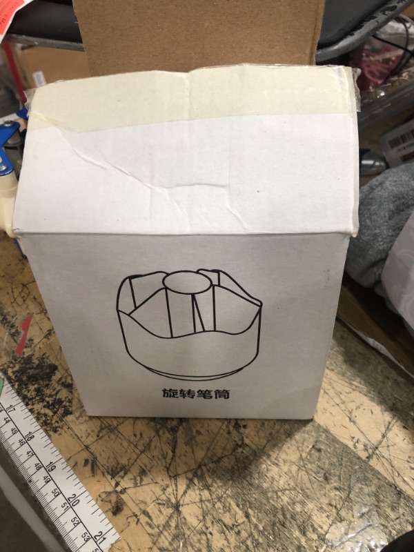 Photo 1 of *** stock photo for reference only***
Spinning Desk Caddy Organizer Clear | 360 Rotating Desk Organizer Acrylic Pen Holder & Marker Organizers | 6 Slots Rotating Organizer & Spinning Organizer for Shops, Classroom, Vanity, Desk