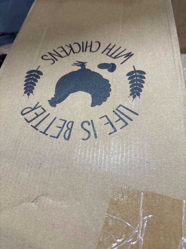 Photo 1 of ?Tgeyd Chicken Feeder and Chicken Waterer Set (3 Gallon/26 Pounds) - Hanging Automatic Chicken Feeder No Waste - Chicken Coop Accessories - Poultry Waterer