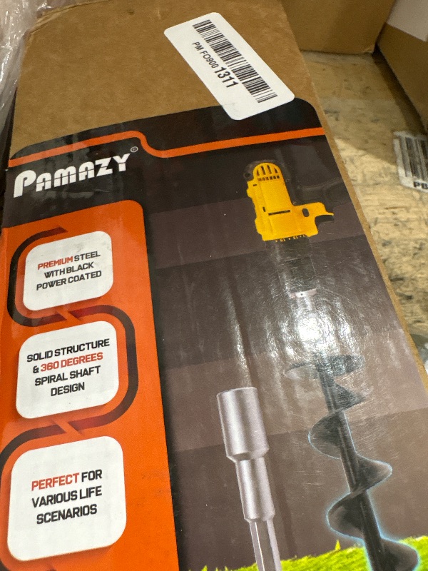 Photo 1 of [Premium] 4 Pack Ground Anchors with Power Nut Driver Drill Bit, Ground Anchors Screw in, Swing Set Anchors, Trampoline Anchors High Wind Heavy Duty for Camping Tents, Car Ports, Swing Sets, Canopies