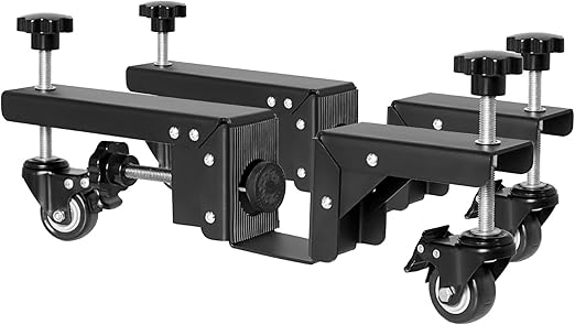 Photo 1 of Door Installation Kit, Heavy Duty Door Board Dolly for 1-3/8" and 1-3/4" Pre-Hung, Slab, and Front Doors, Black Powder Coated Installation Tool Kit for Commercial & Residential Use
