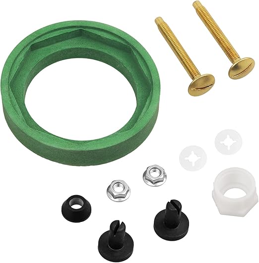 Photo 1 of 3'' Toilet Tank to Bowl Coupling Kit, Fits for American Standard Champion 4 Toilet Parts AS738756-0070A, Includes Gasket, Bolts and Other Essential Parts for Most 3 Inch Flush Valve Opening Tanks
